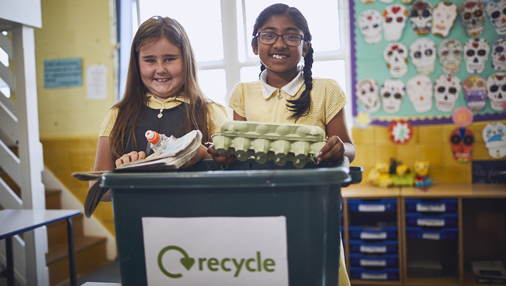 Free recycling-themed resources for KS1 and KS2