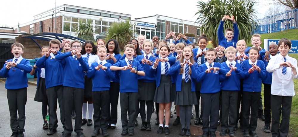 Tubbenden Primary’s eco-warriors. // Image courtesy of supplier. 
