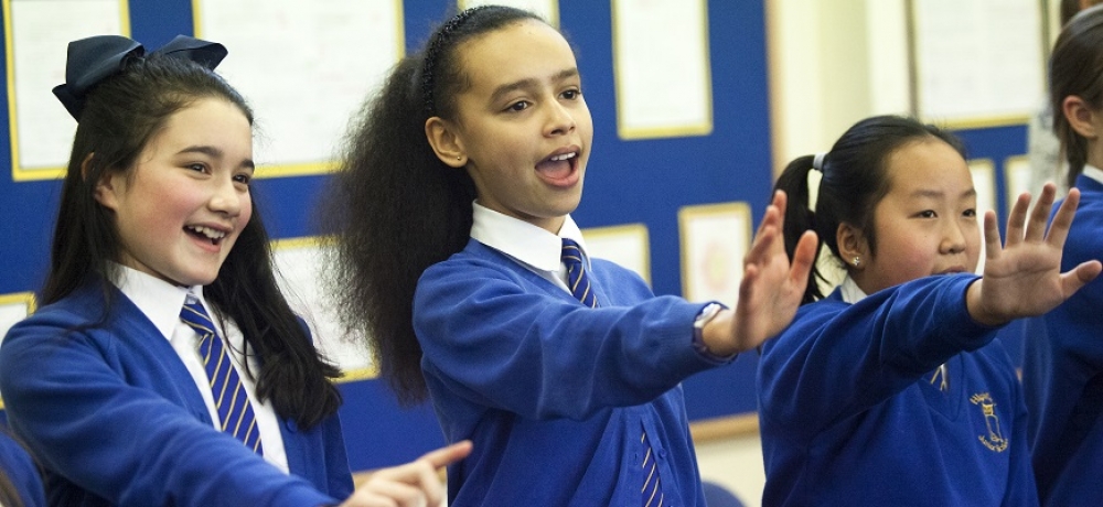 Images courtesy of author // Pupils at Highfield School enjoy the numerous benefits of group singing.