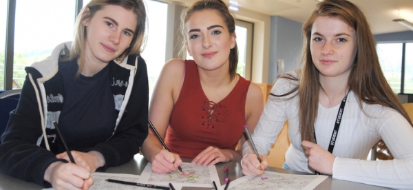Lancashire school busting exam stress with colouring books