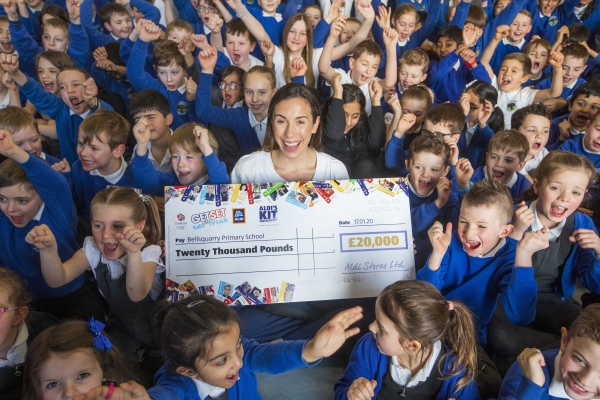 Aldi’s Kit for Schools awards 20 UK schools £20,000 to support health legacies